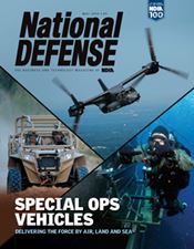 National Defense Magazine Special Ops Vehicles cover